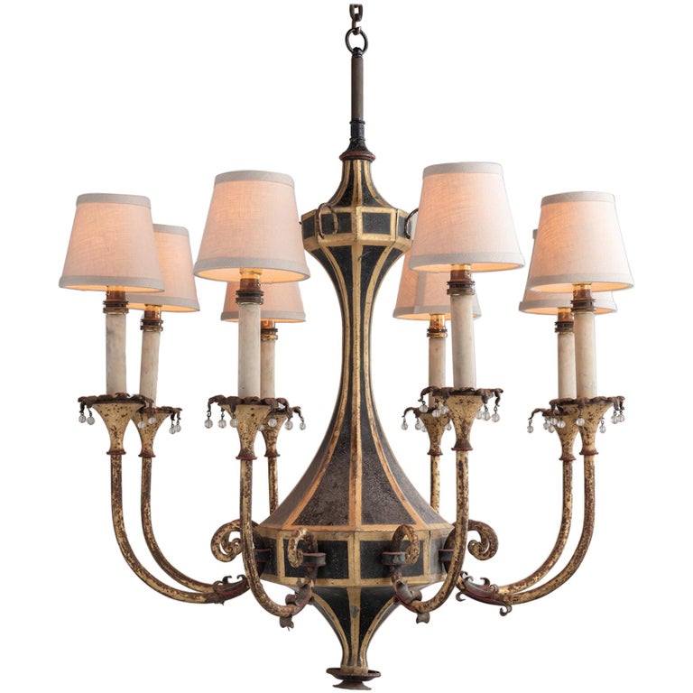 Ornate Metal Chandelier, France, circa 1920 For Sale at ...
