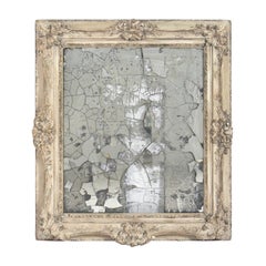 Espejo ornamentado con plateado original ultrabrillante