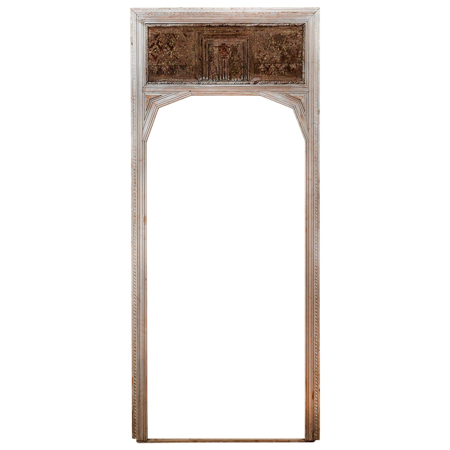 Ornate Moroccan Pine Door Frame, 20th Century For Sale