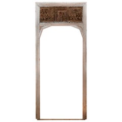 Ornate Moroccan Pine Door Frame, 20th Century