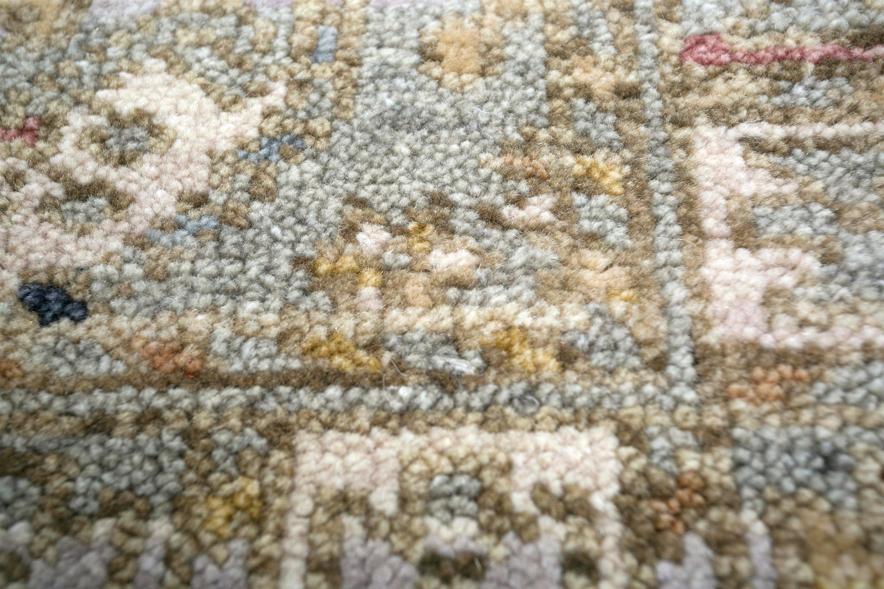 Alfombra Ornamentada Odyssey Marfil Oscuro y Arcilla 240X300 cm Anudada a Mano Moderno en venta
