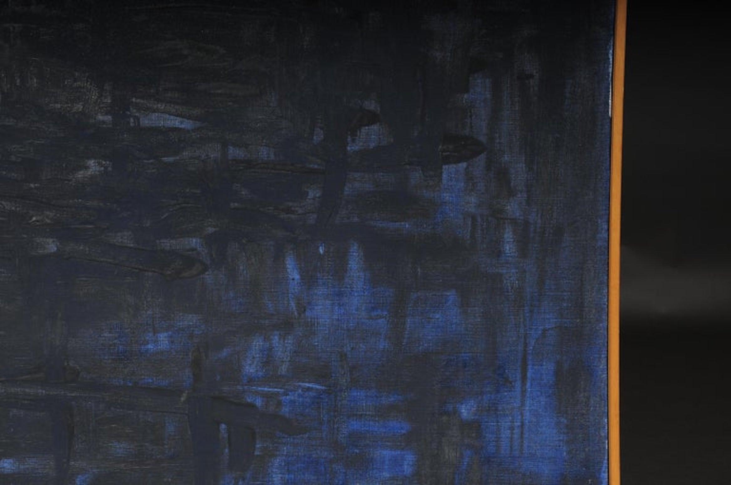20th Century Ornate Oil Painting, Abstract Modern Unique For Sale