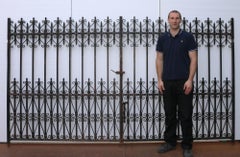 Ornate Pair of Driveway Gates in Wrought Iron 318 cm (10’4″)
