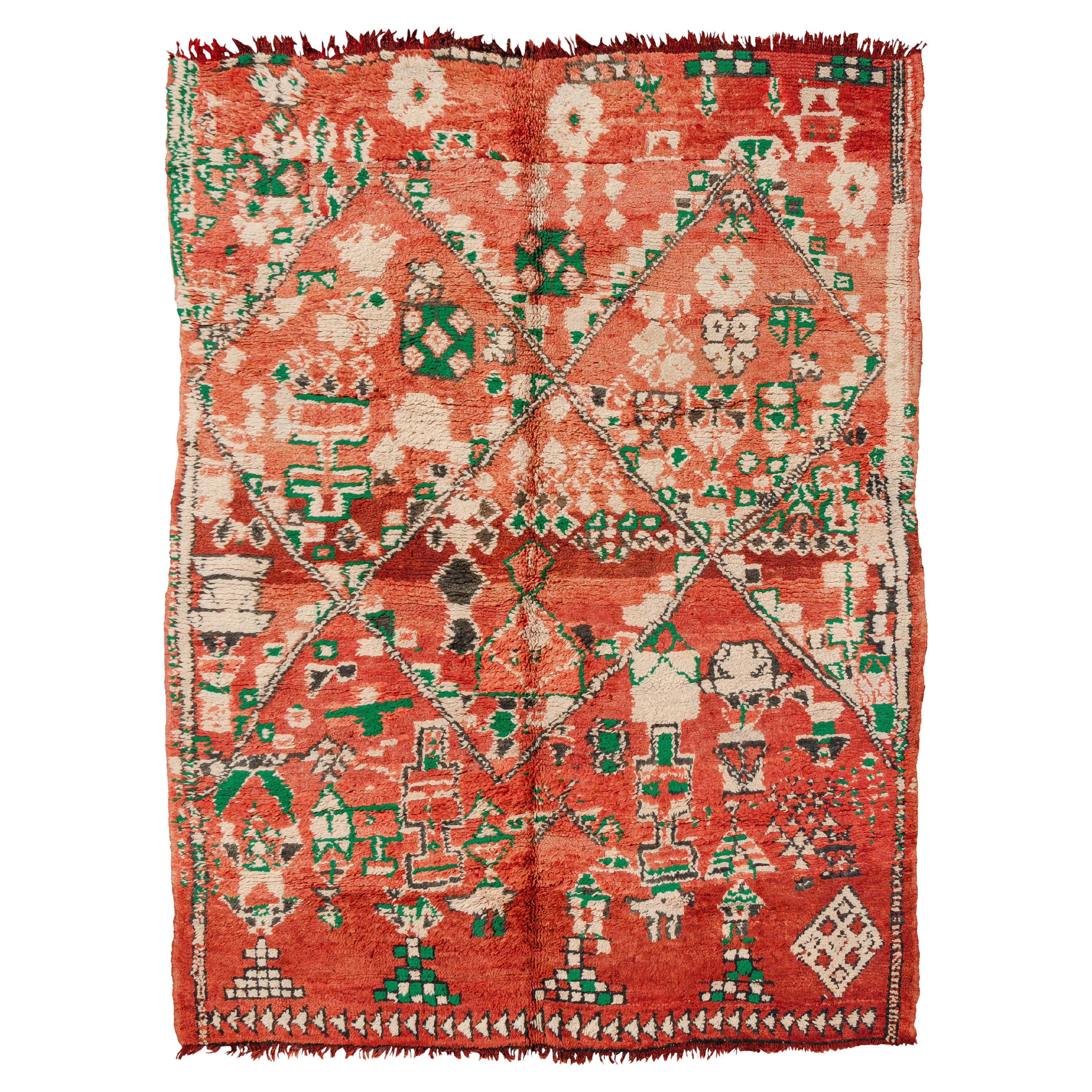 Rare + Insolite Tapis Aït Sgougou Marocain Vintage Curated By Breuckelen Berber
