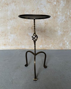 Ornate Spanish Drinks Table with Twisted Stem
