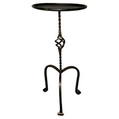 Ornate Spanish Drinks Table with Twisted Stem