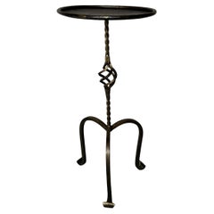 Ornate Spanish Drinks Table with Twisted Stem