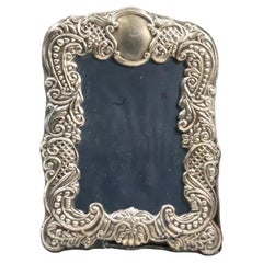 Vintage Ornate Sterling Silver Picture Frame
