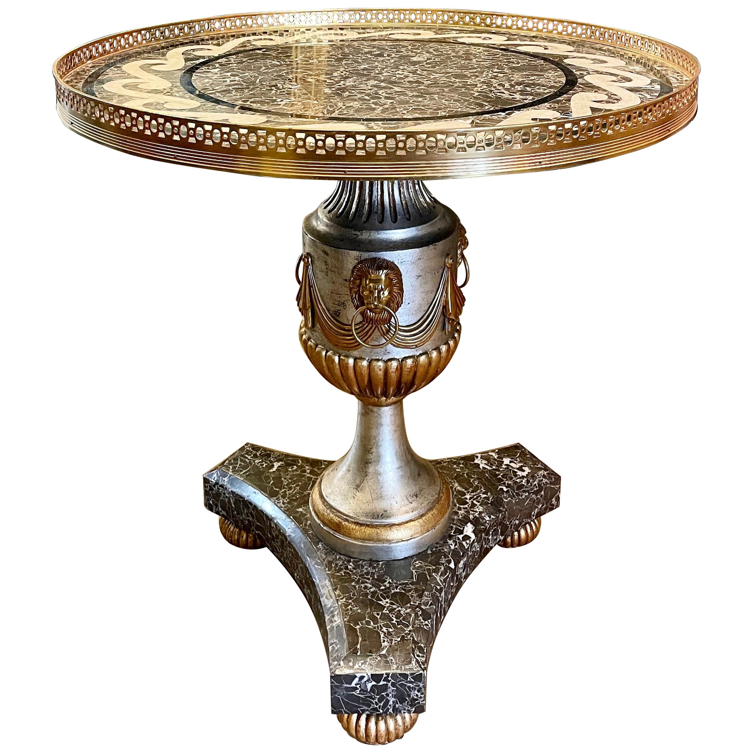 MarbleTop Center Table by MaitlandSmith at 1stDibs