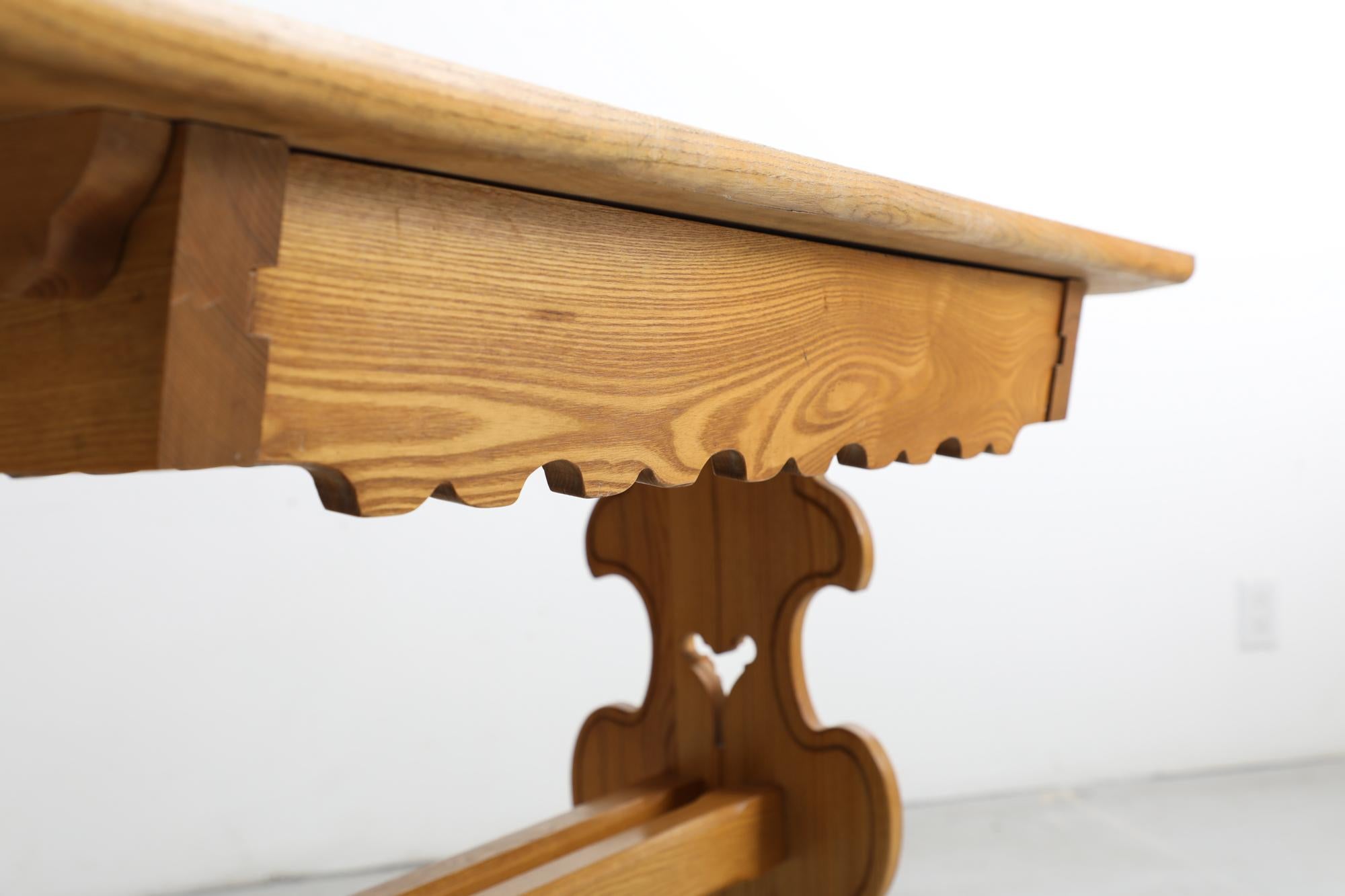Ornate Tyrolean Pine Table 6