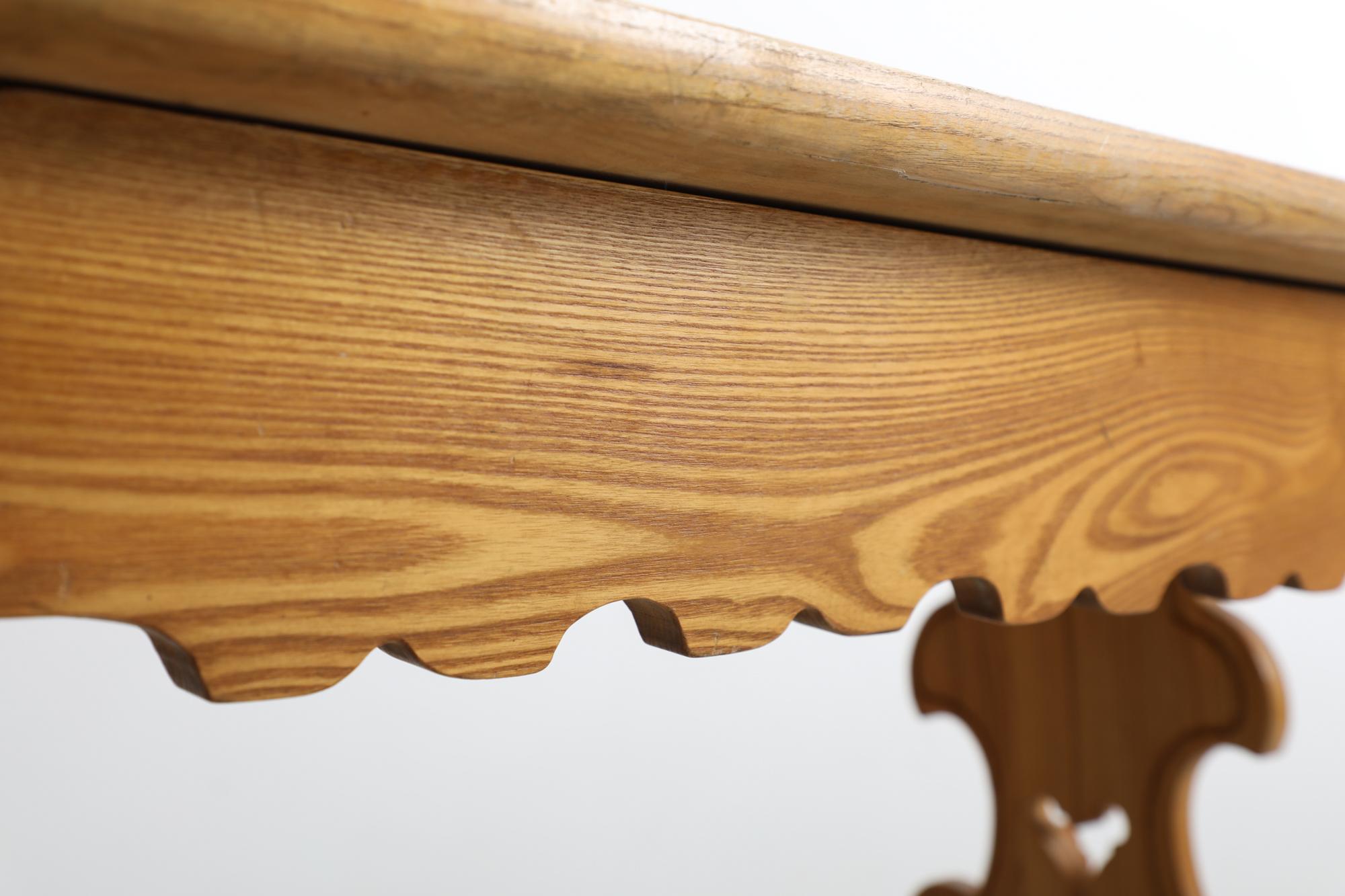 Ornate Tyrolean Pine Table 7