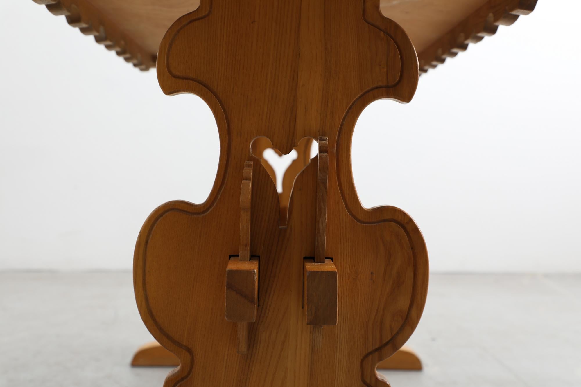 Ornate Tyrolean Pine Table 11