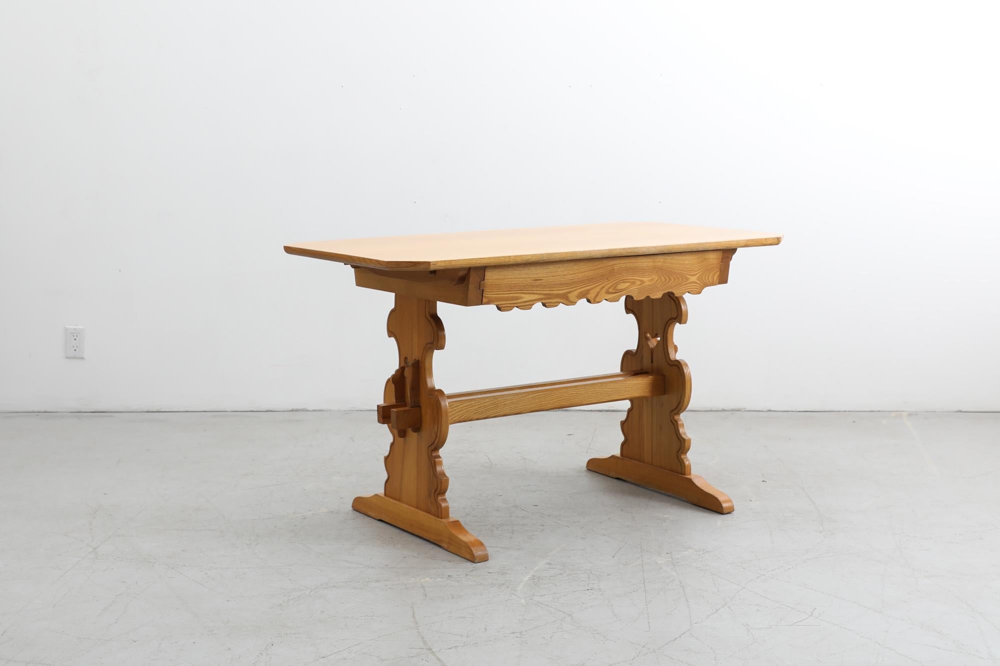Ornate Tyrolean Pine Table 1