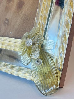 Ornate Venetian Murano Glass Picture or Photograph Frame Desk or Table Accessory