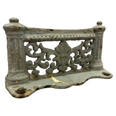Ornate Victorian Scroll Work Iron Boot Scrape