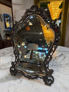 Ornate Vintage Italian Vanity Mirror 1960s