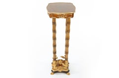 Ornately Gilt Bronze Mounted / Fruitwood Pedestal Table