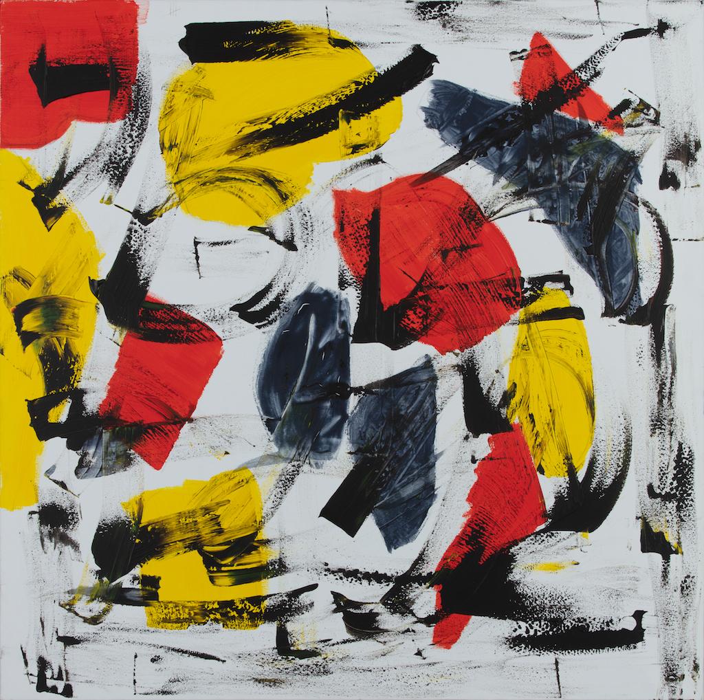 Ornella Uboldi Abstract Painting - Wind of change