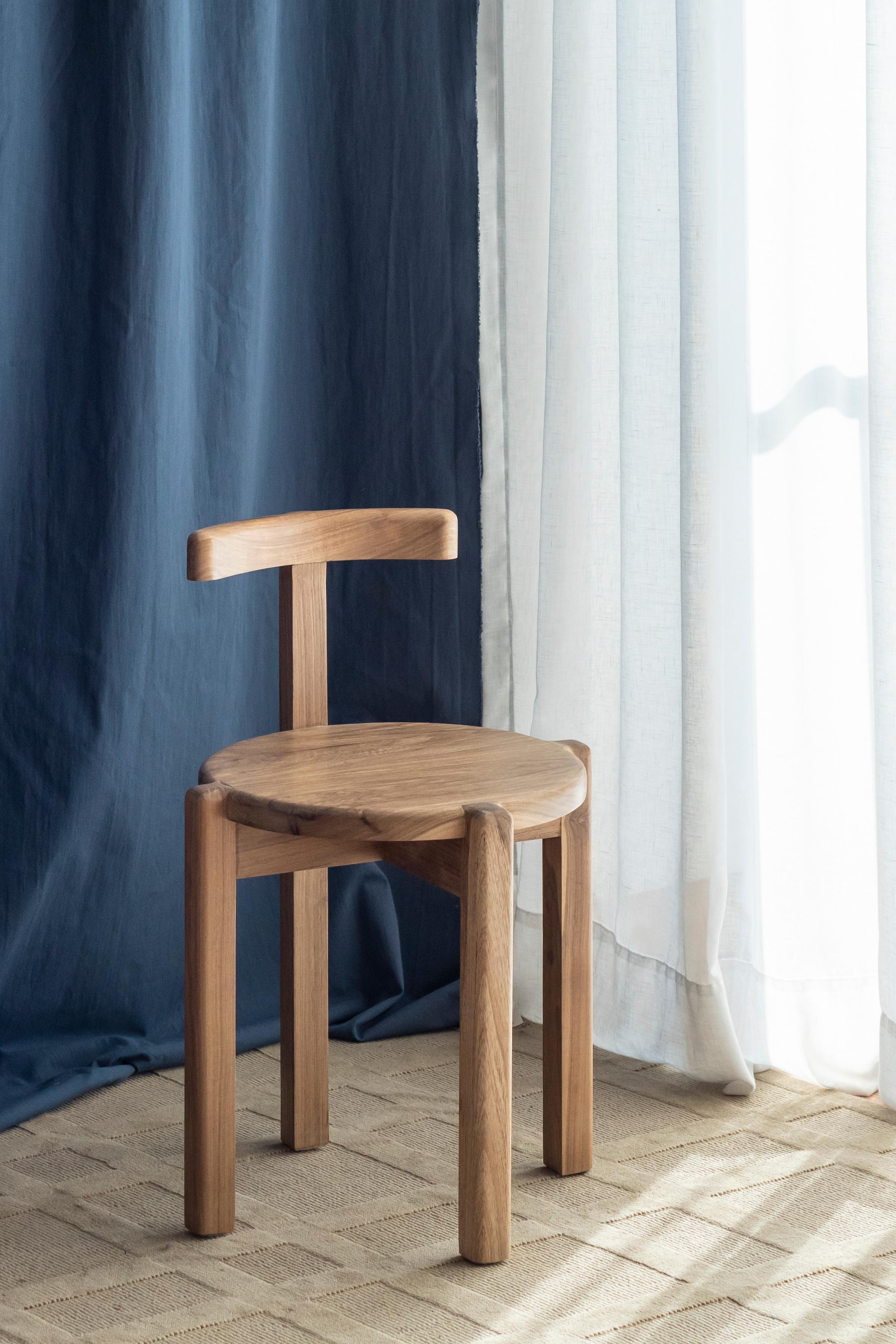 Wood Orno Chair by Ries For Sale