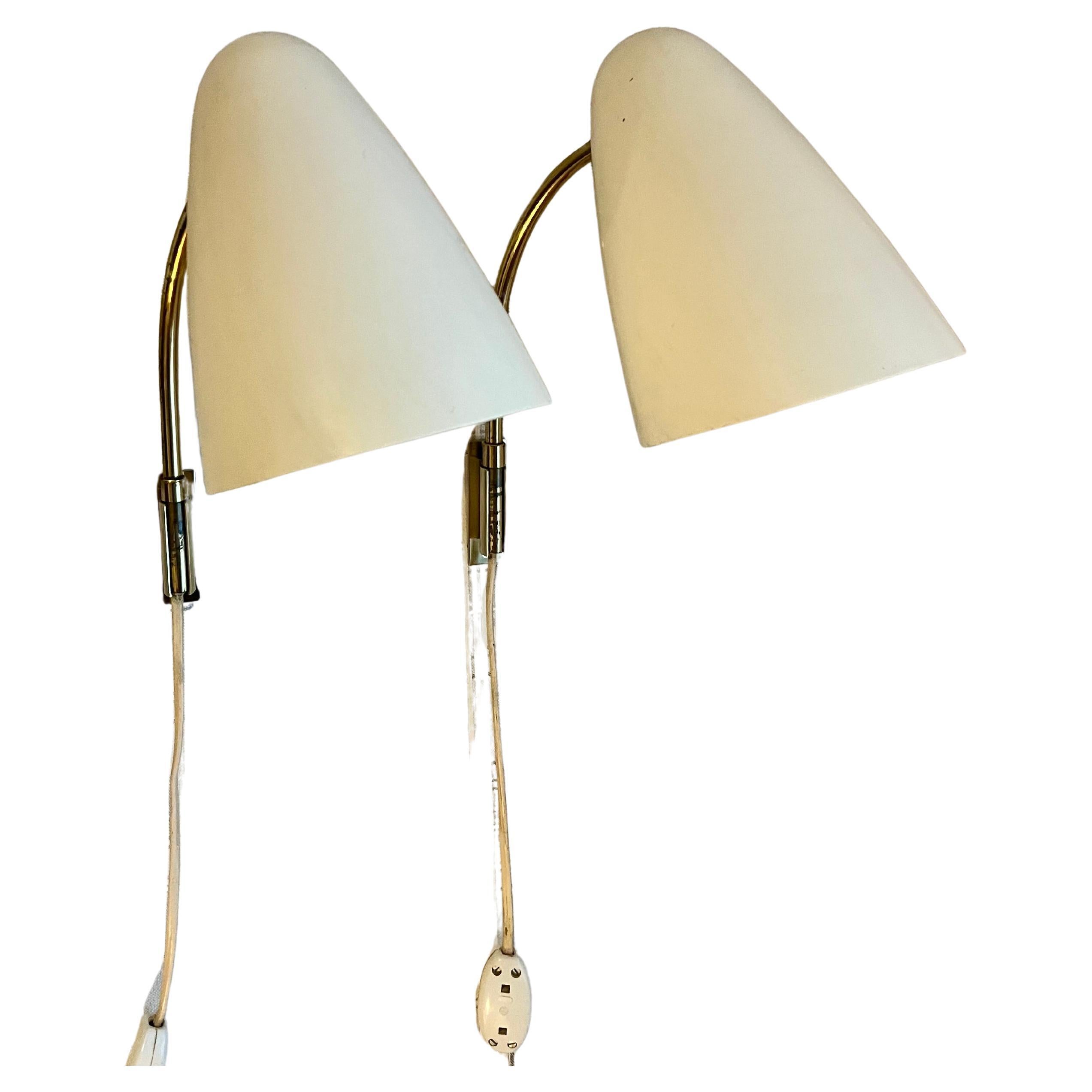 ORNO Lisa Johansson-Pape wall lamps, model 3054