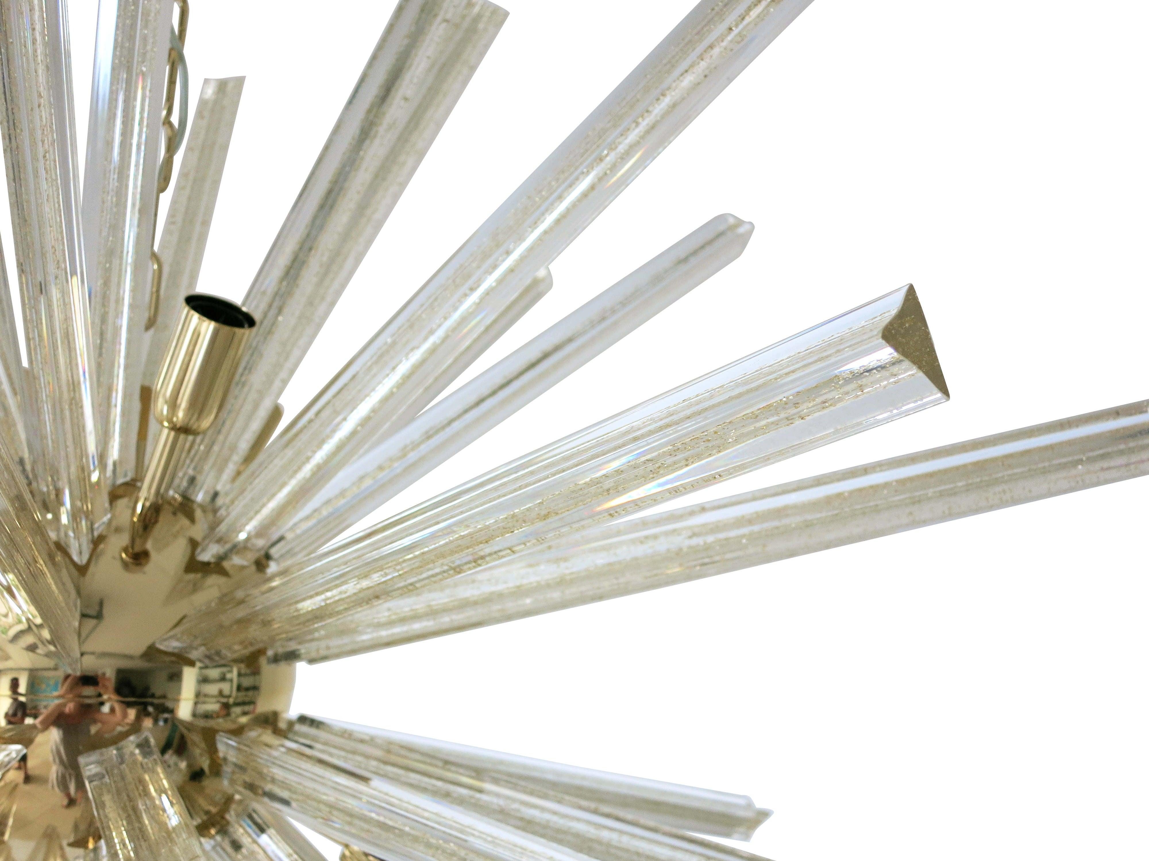 Italian Oro Sputnik Chandelier by Fabio Ltd For Sale