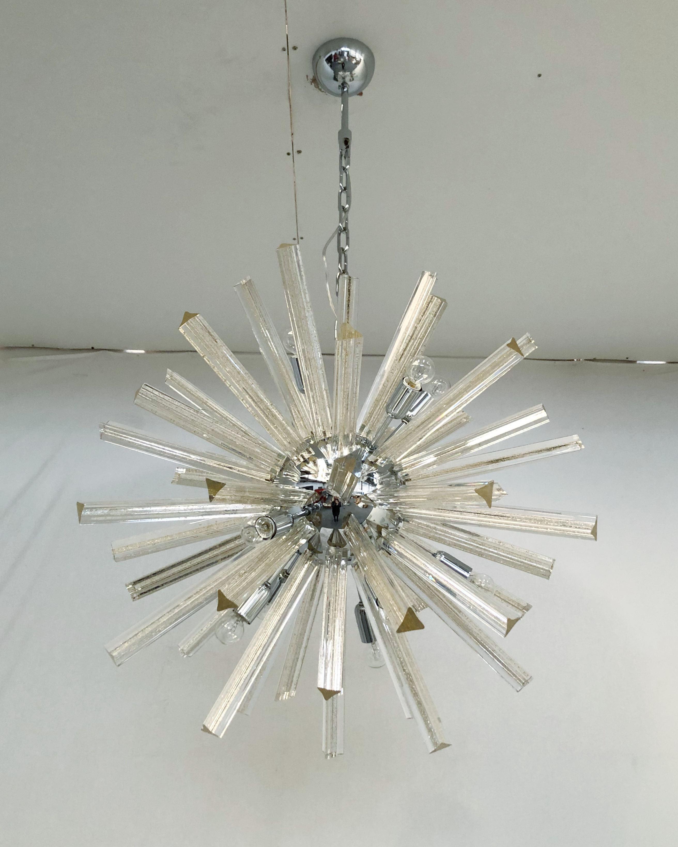 XXI secolo e contemporaneo Lampadario Oro Sputnik di Fabio Ltd in vendita
