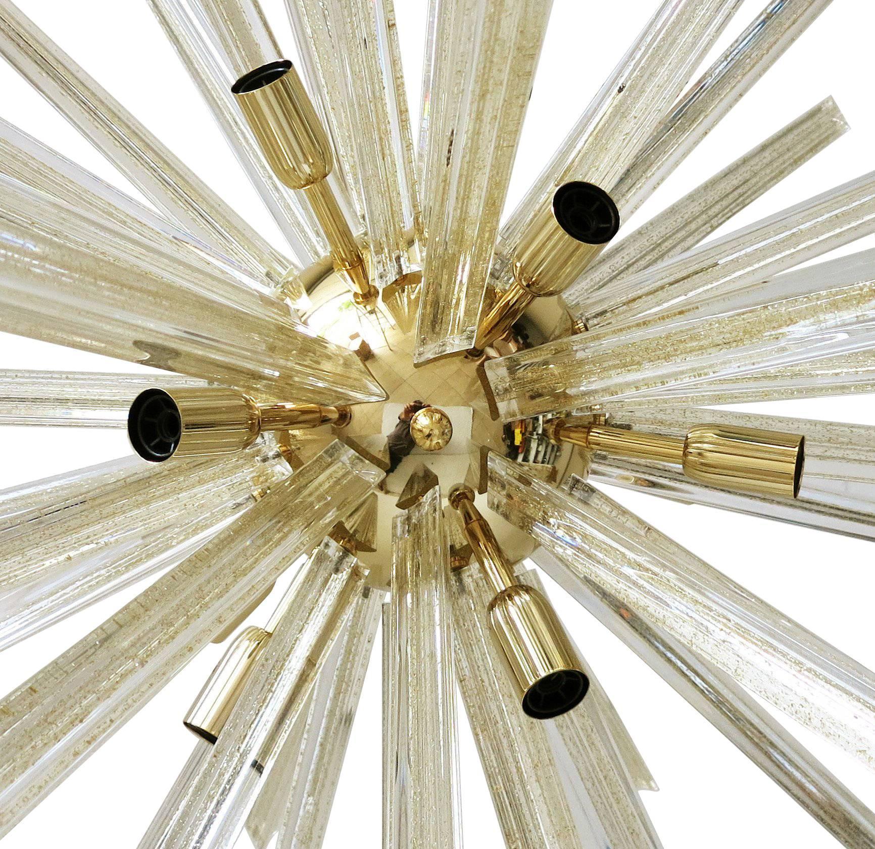 XXI secolo e contemporaneo Lampadario Oro Sputnik di Fabio Ltd in vendita