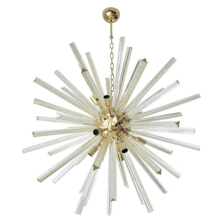 Lampadario Oro Sputnik di Fabio Ltd