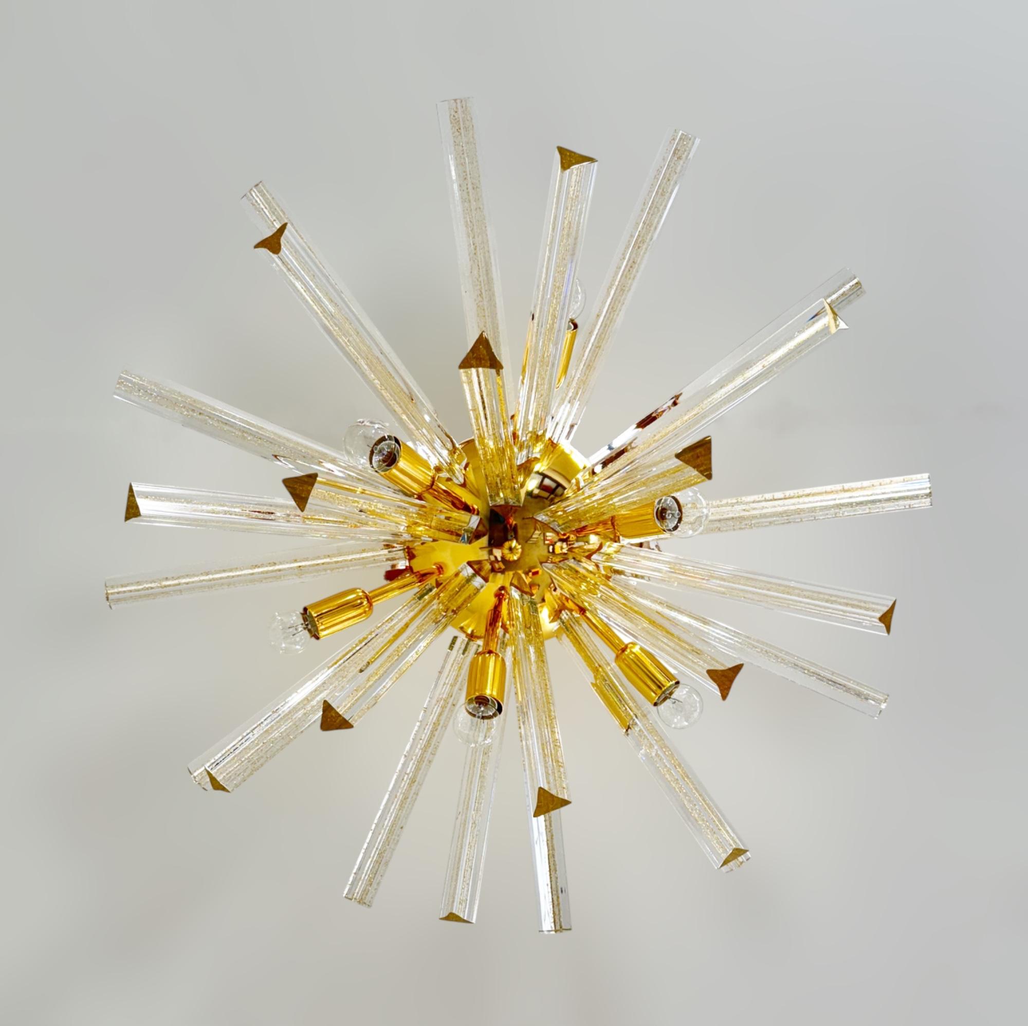 Oro Sputnik Flush Mount by Fabio Ltd In condizioni Nuovo in vendita a Los Angeles, CA
