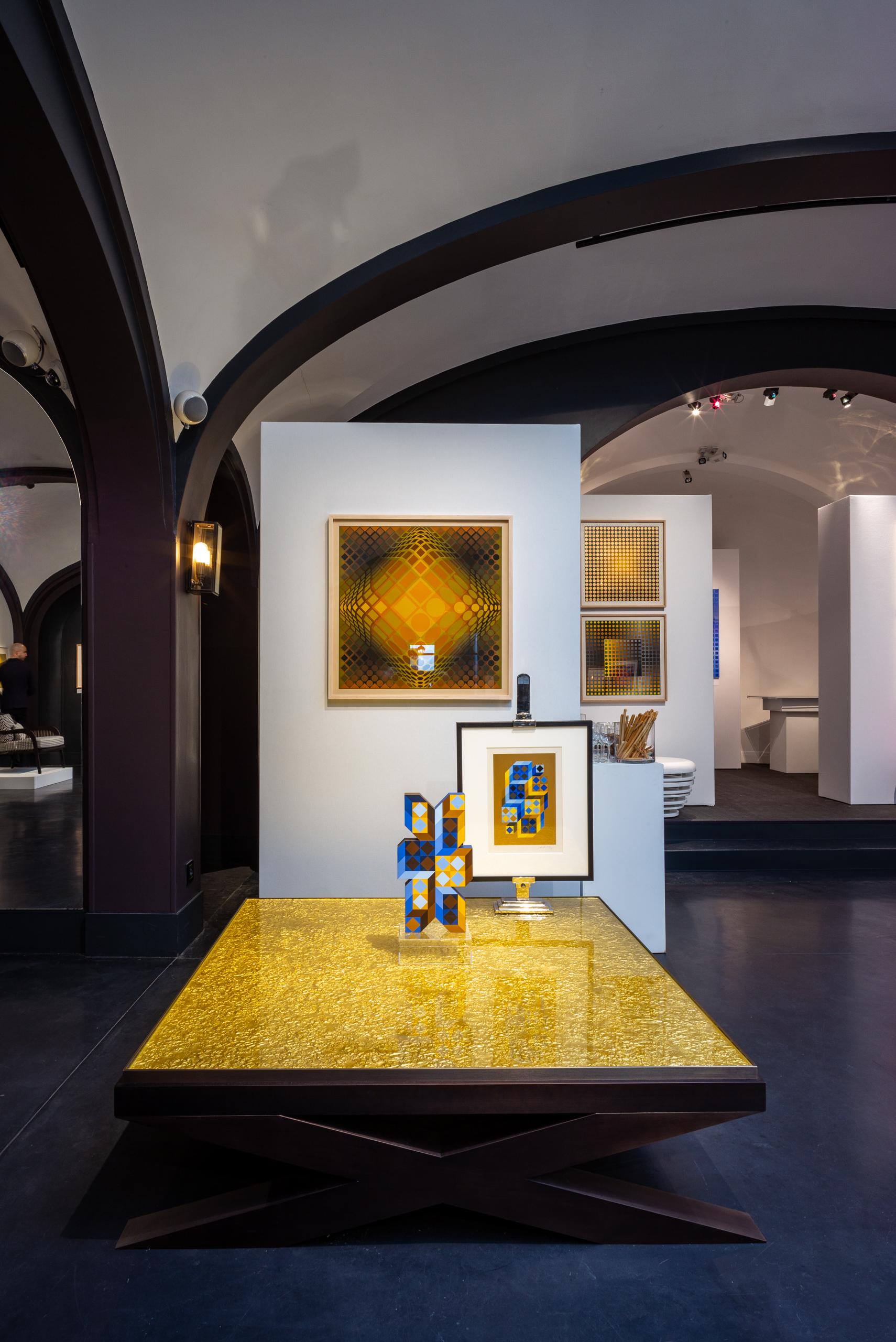 Couchtisch, ORO von Reda Amalou, Sammlerdesign, Galeriekollektion (Patiniert) im Angebot