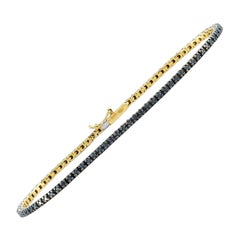 Oro Trend 18 Karat Yellow Gold 0.92 Carat Diamond Bracelet