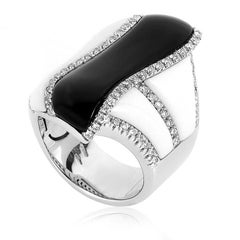 Oro Trend 18K White Gold Black
White Onyx Diamond Ring Oro Trend 18K White Gold Black
White Onyx Diamond Ring