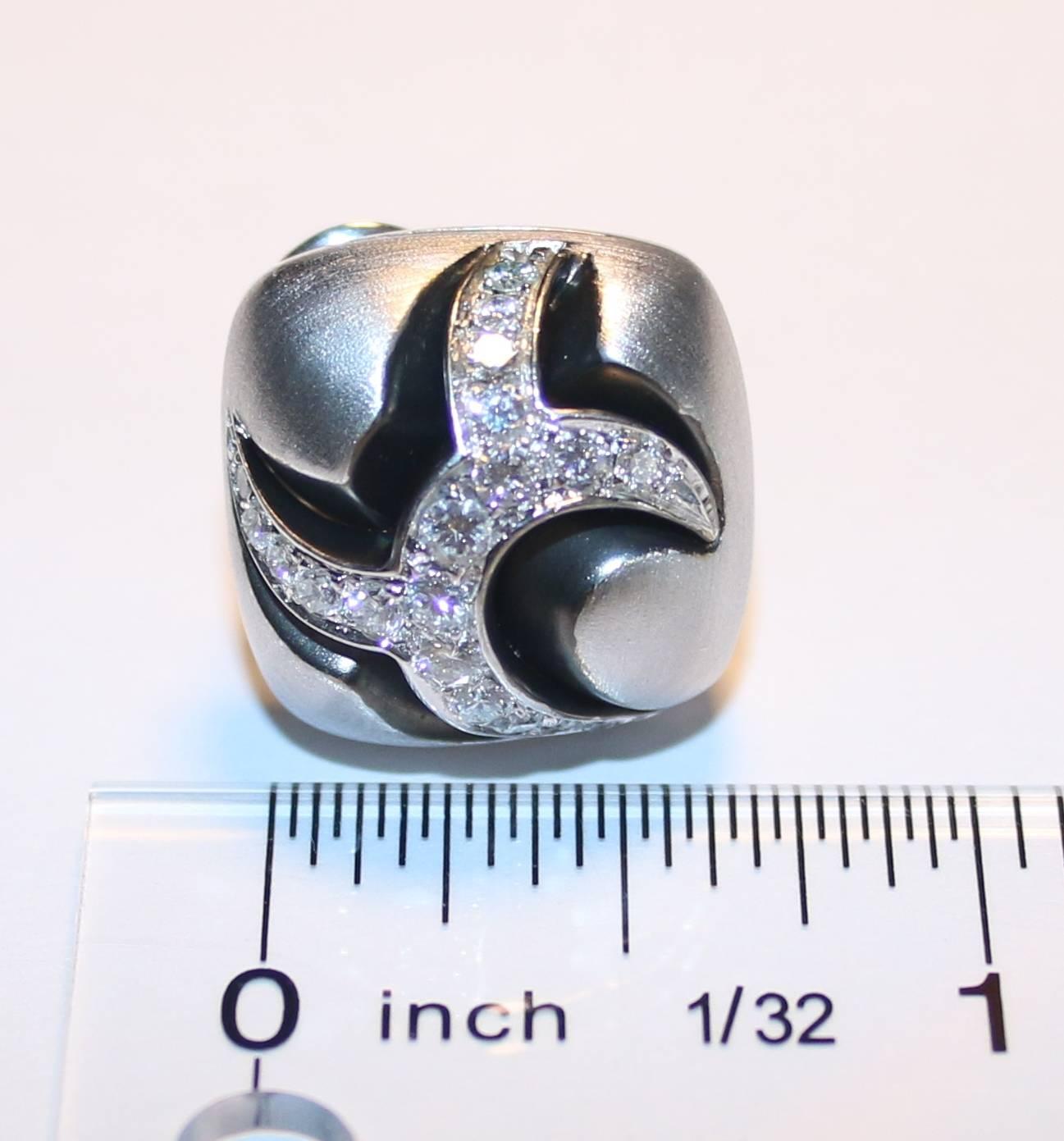 Oro Trend 4,00 Karat Diamant Gold Ohrringe Ring-Anhänger Vierteiliges Set Damen im Angebot