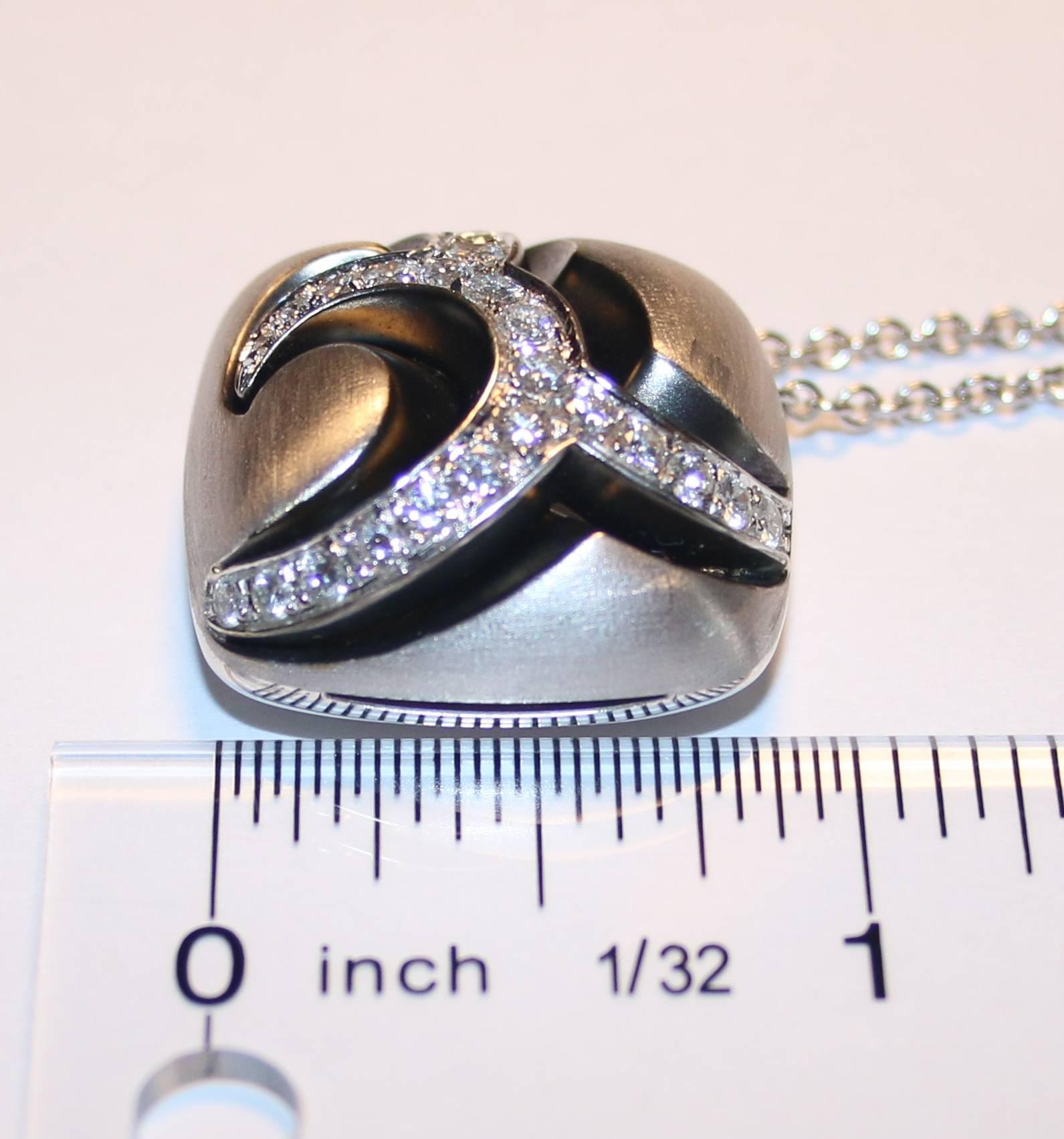 Women's Oro Trend 4.00 Carat Diamond Gold Earrings Ring Pendant Four-Piece Set For Sale