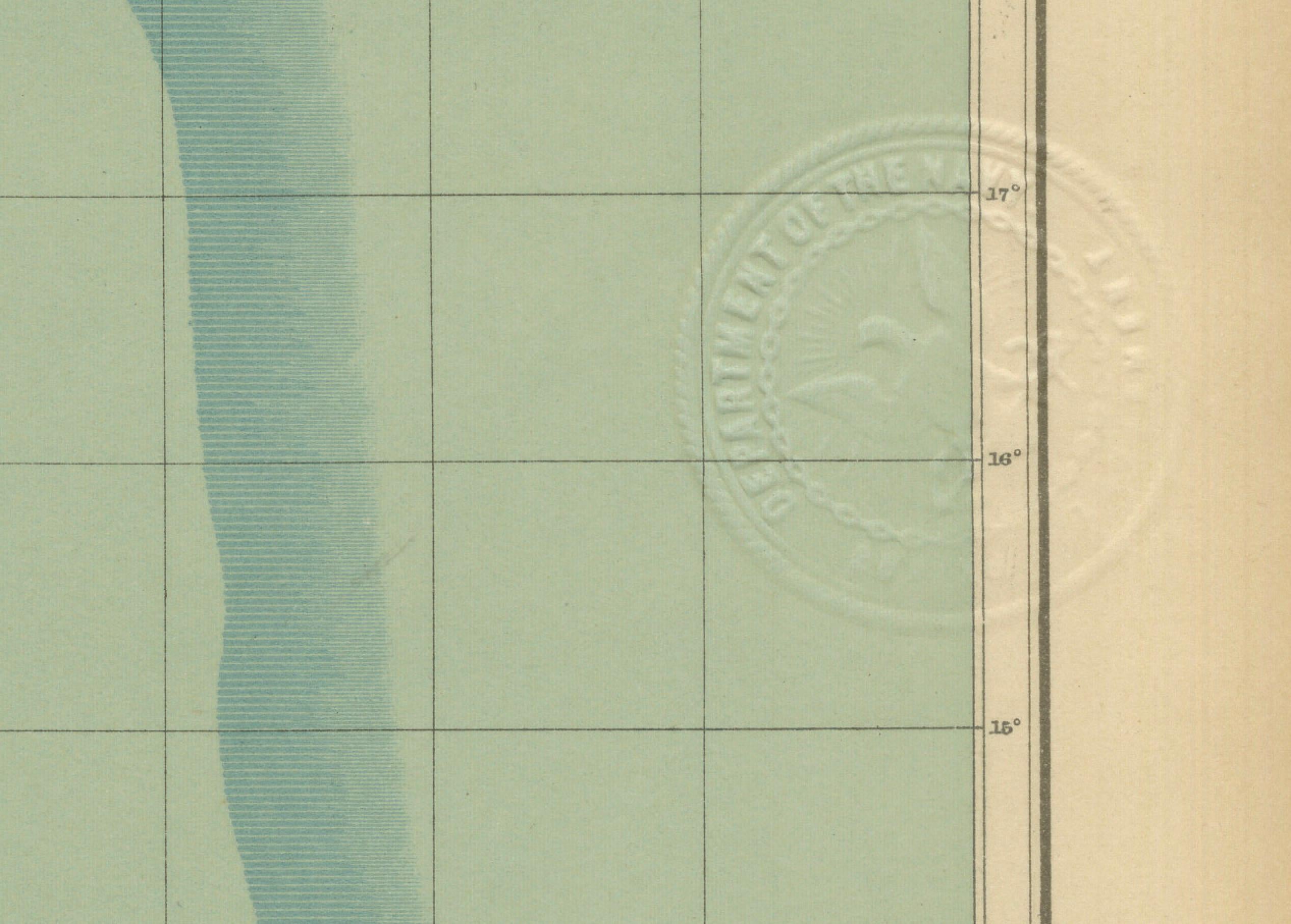 Carte orographique des îles Philippines - Observatorio de Manila, 1899 en vente 4