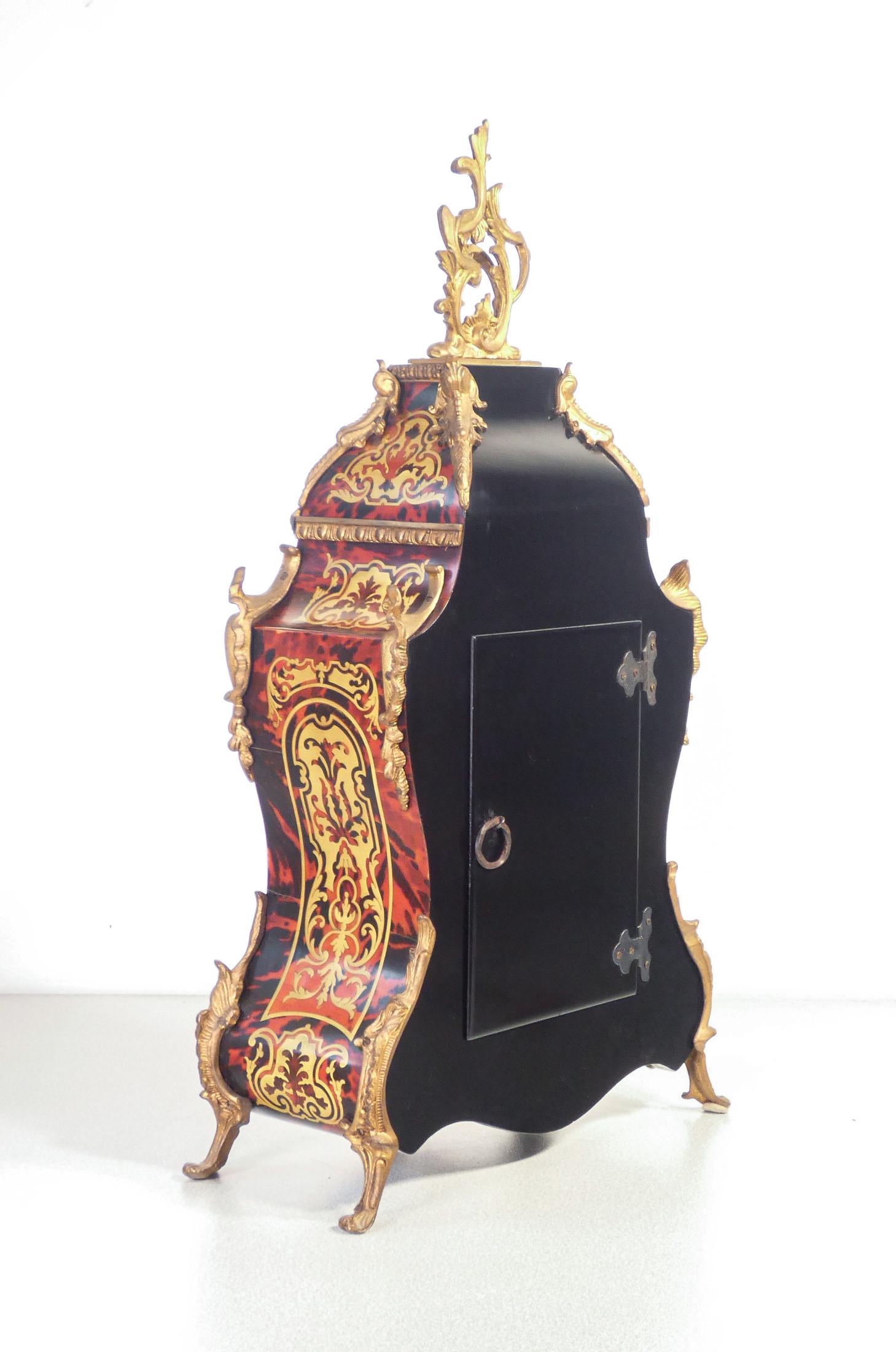 Louis XIV style Boulle pendulum clock, FHS Franz Hermle Sohn movement 5