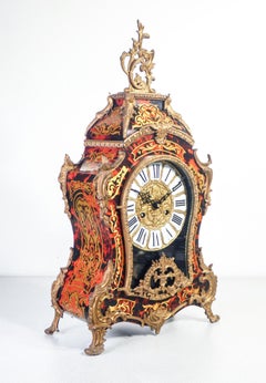 Orologio a pendolo Boulle in stile Luigi XIV, movimento FHS Franz Hermle Sohn