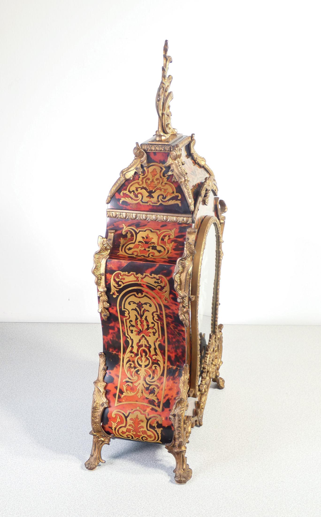 Louis XIV style Boulle pendulum clock, FHS Franz Hermle Sohn movement 1