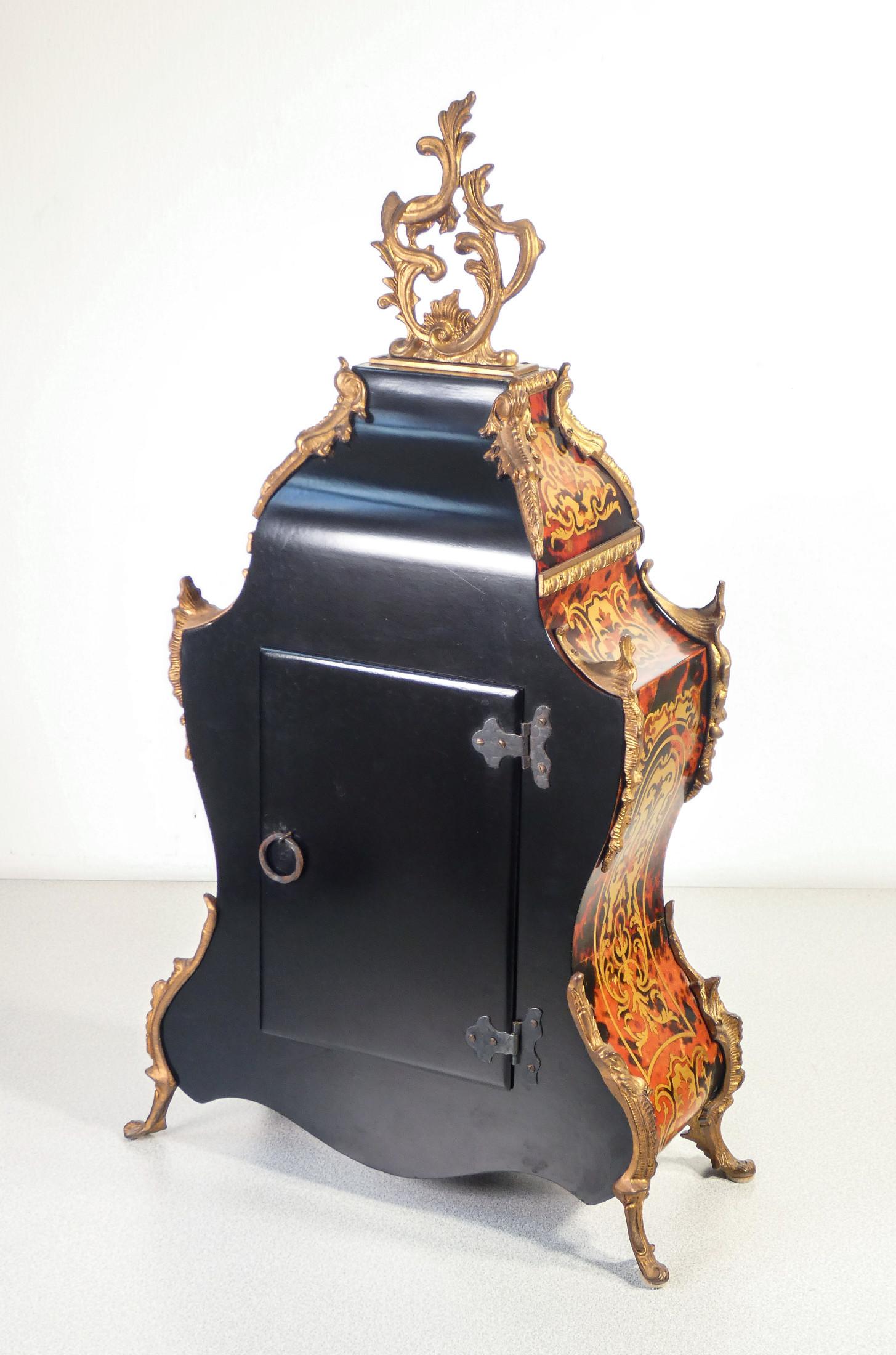 Louis XIV style Boulle pendulum clock, FHS Franz Hermle Sohn movement 2