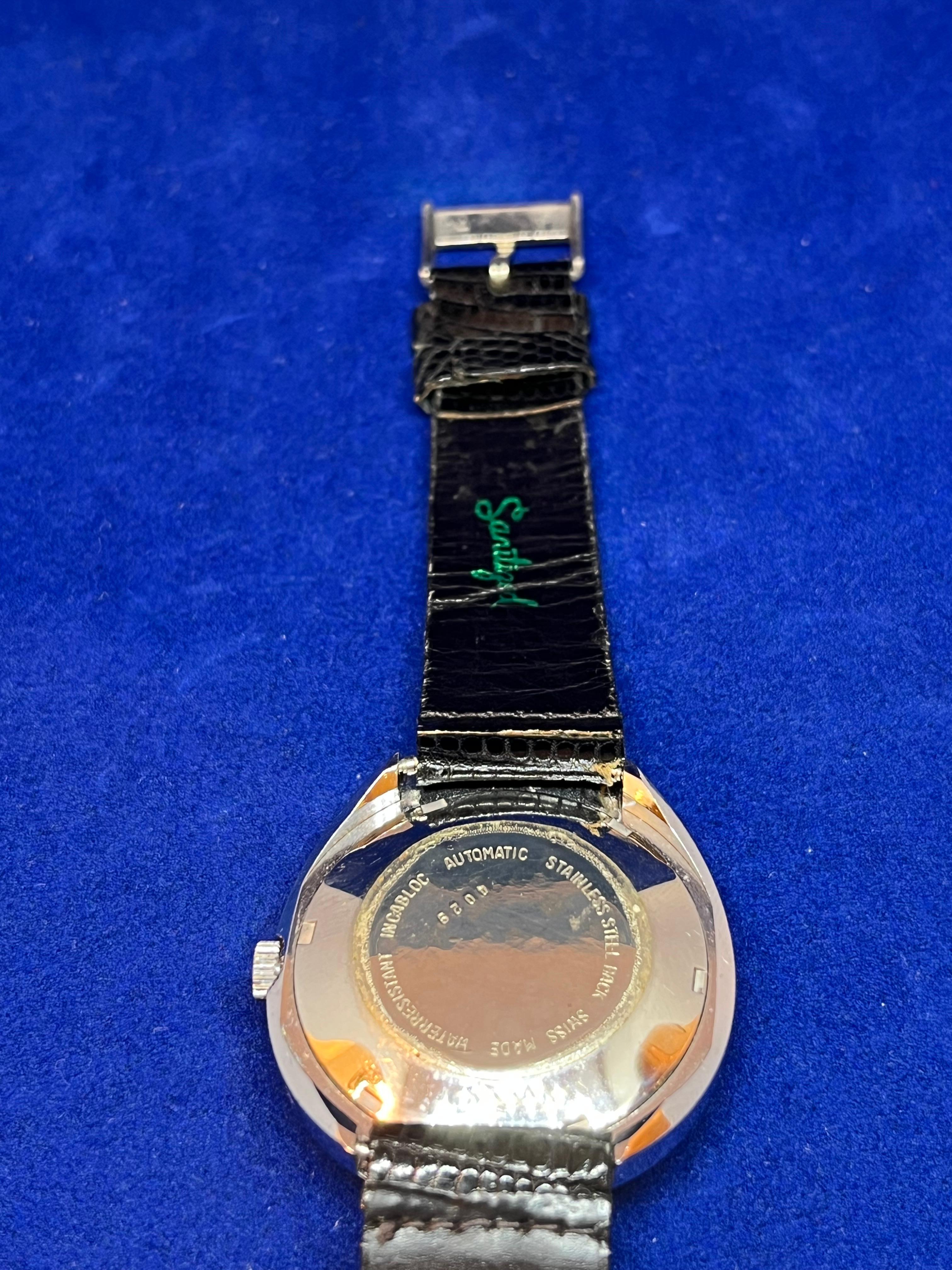 1970er Basmich Automatikuhr 21 Juwelen Incabloc für Damen oder Herren im Angebot