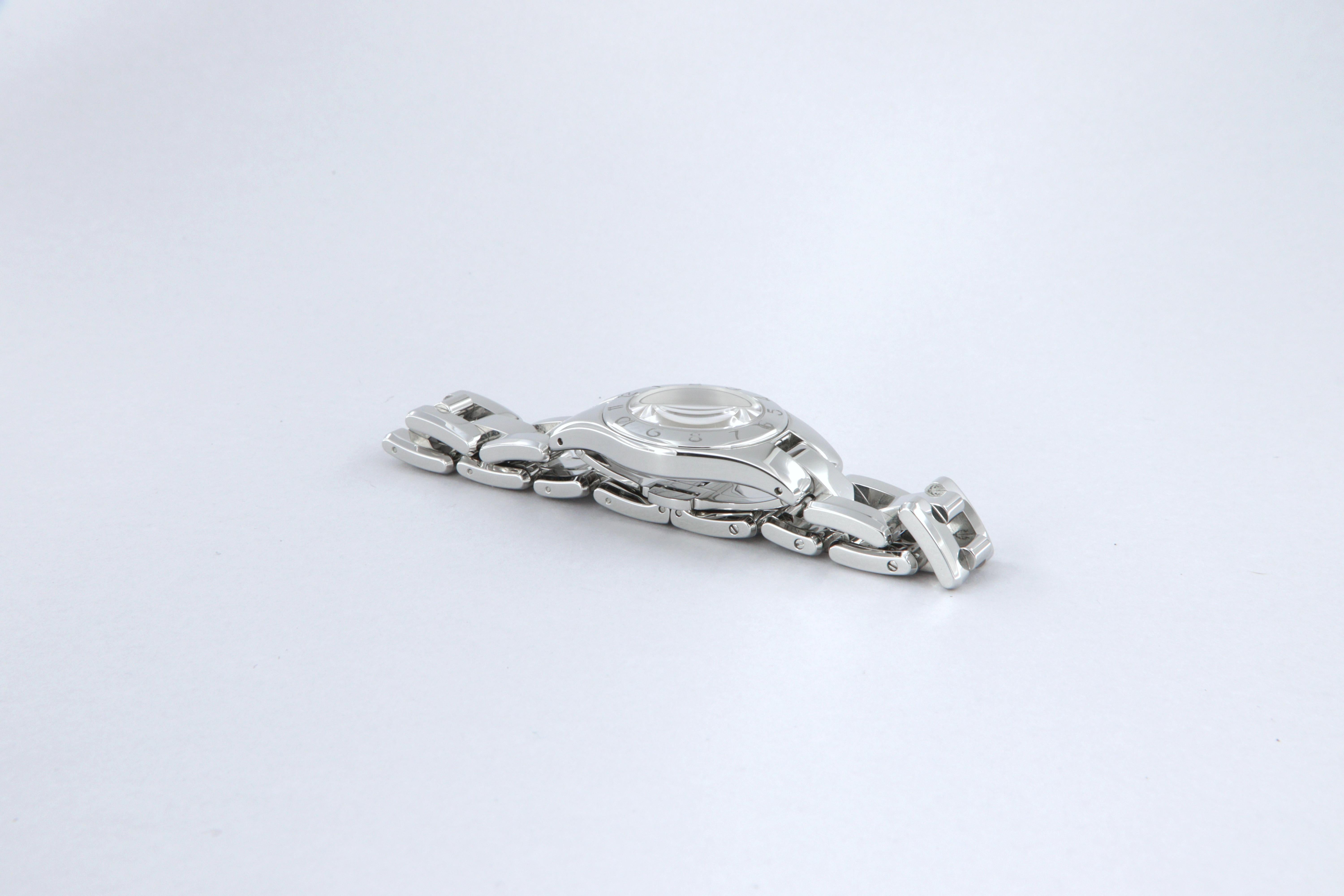 Baume Mercier Linea reloj de cuarzo de acero nuevo MOA10138 en venta 5