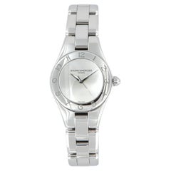 Baume Mercier Linea quartz steel watch new MOA10138