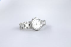 Baume Mercier Linea quartz chronograph steel watch new MOA10012