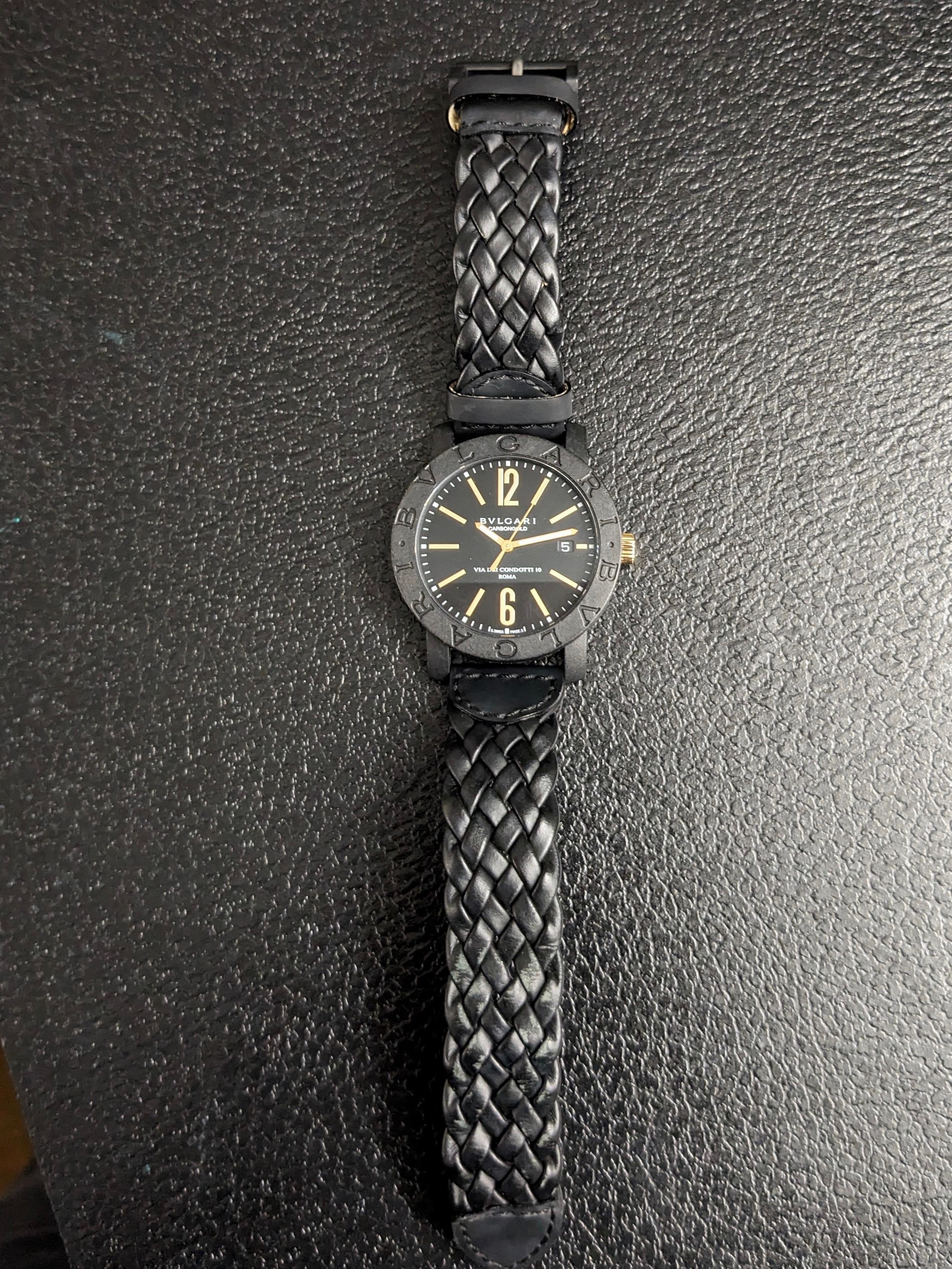 bulgari carbon gold via condotti roma