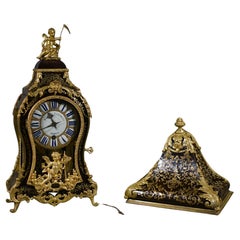 Montre Cartel Marqueterie Boulle Regency dix-huitième siècle Fiacre à Paris