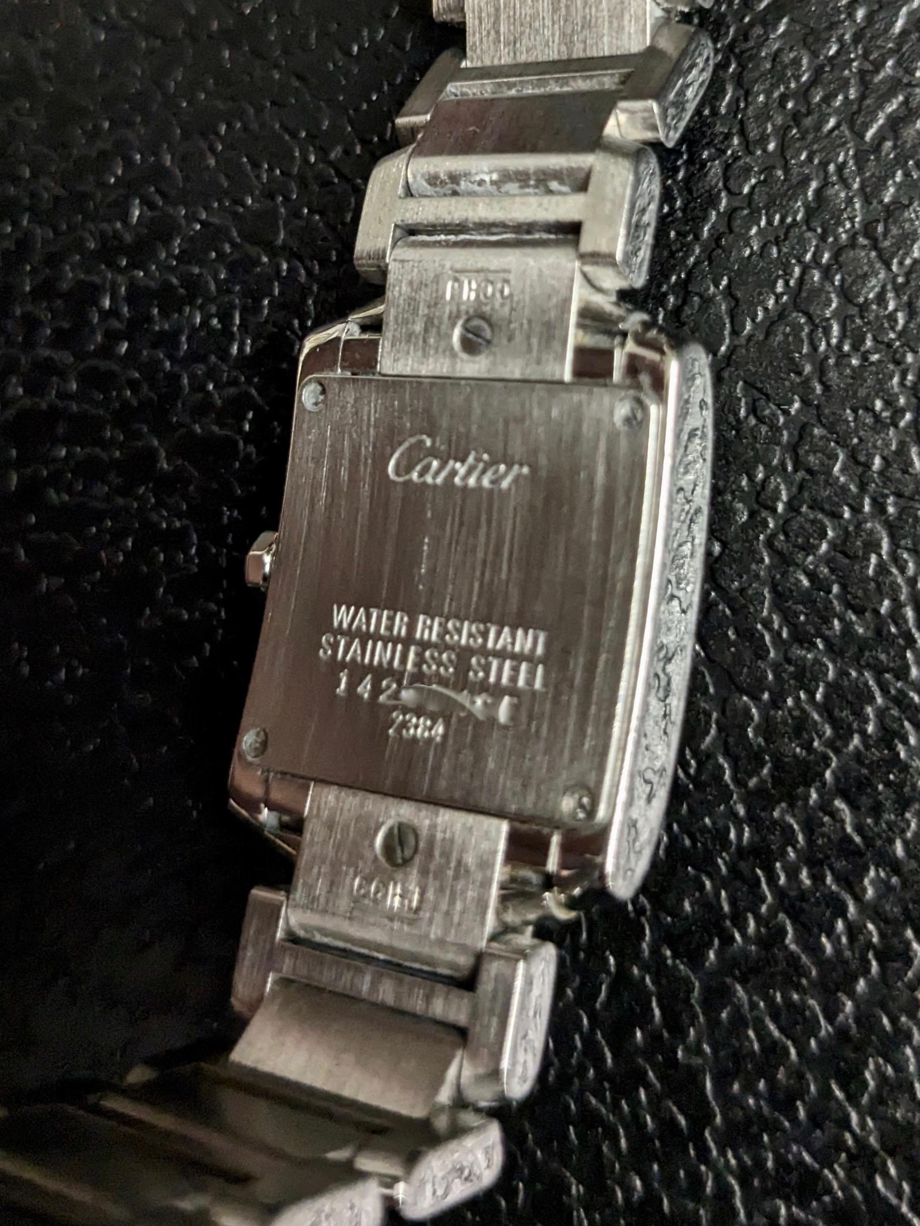 Orologio Cartier Francaise Diamonds référence 2384 en vente 3