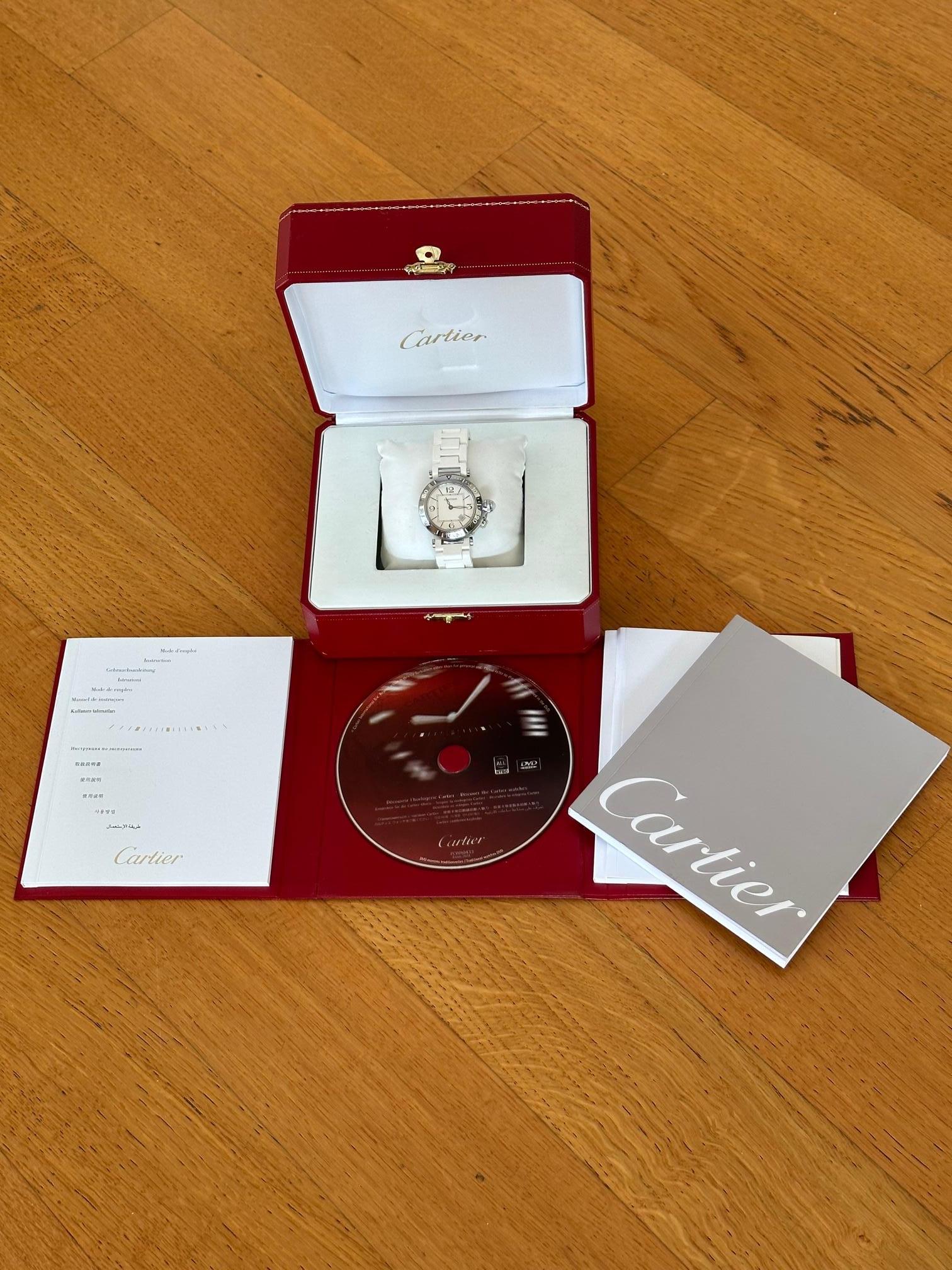 Cartier Pasha Seatimer Lady watch 33 mm W3140002 VPEMNE never worn For Sale 2