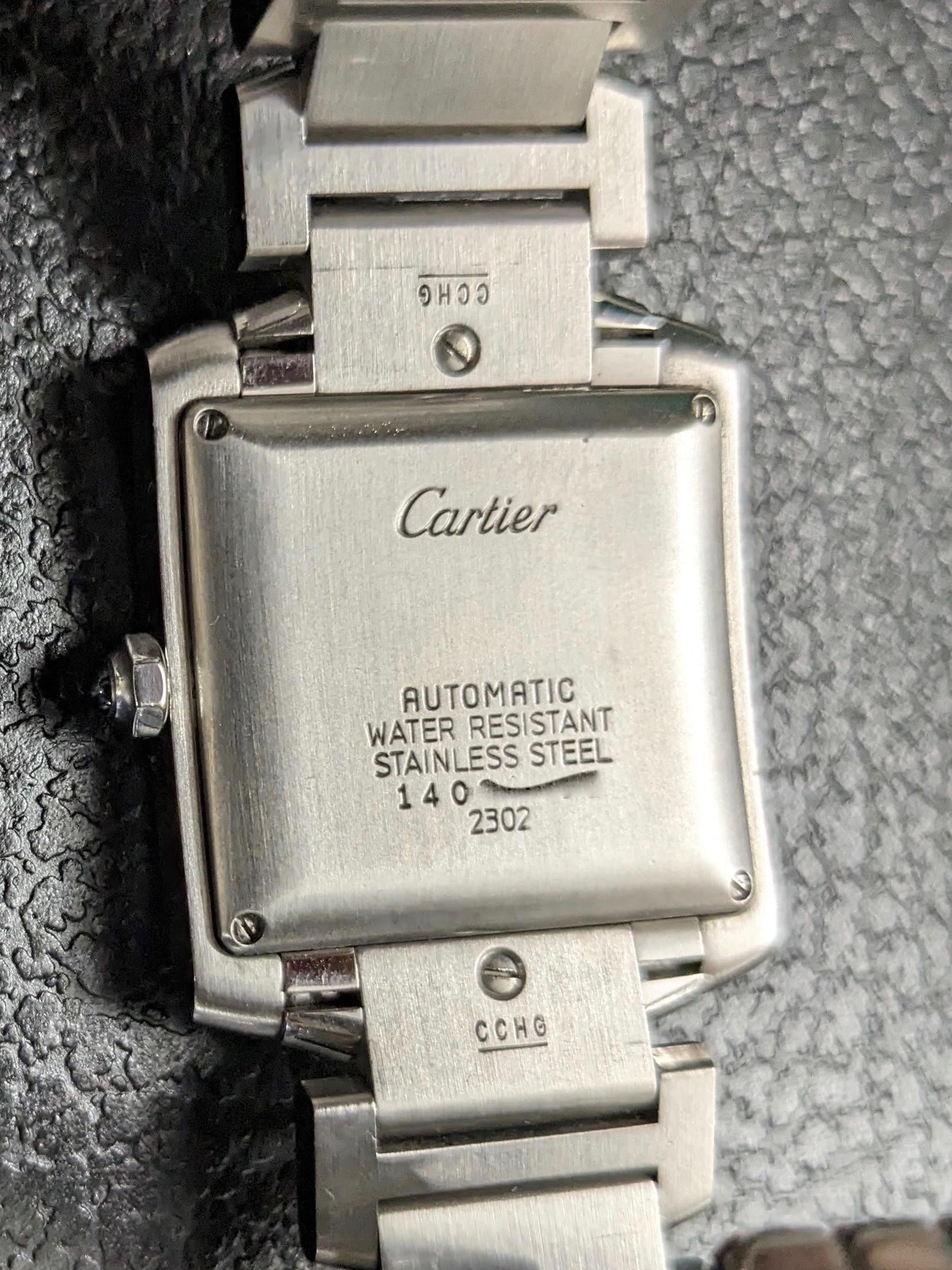Orologio Cartier Tank Française Referenza 2302 1