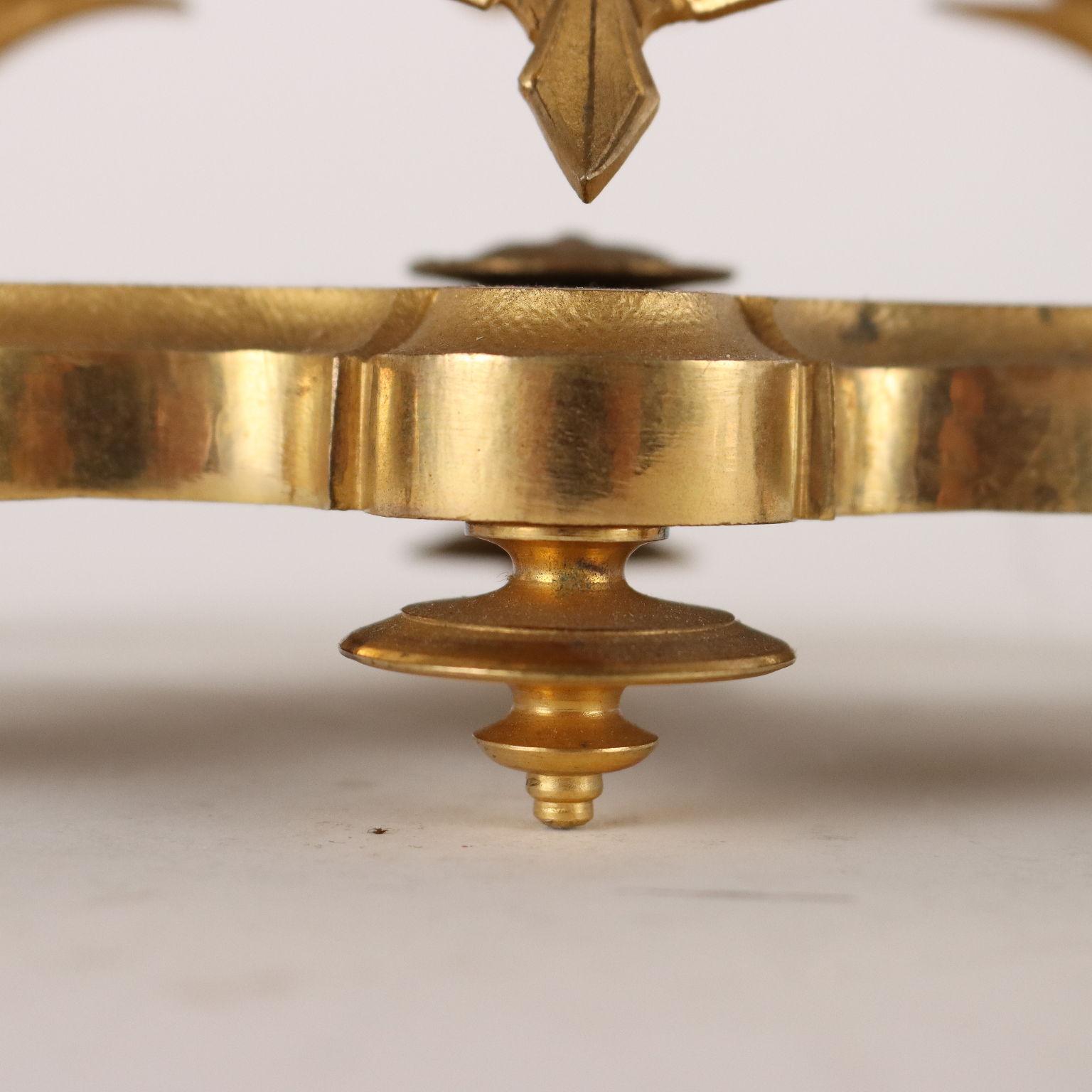 Gilded Bronze France Third Quarter Nineteenth Century Standing Clock For Sale 7