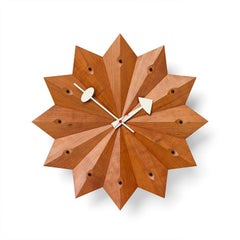 Orologio da parete Fan Clock di George Nelson prodotto da Vitra nel 1950